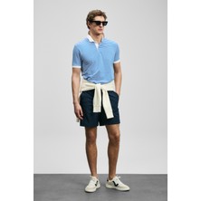 Lufian Landon Smart Erkek Polo Tişört Saks