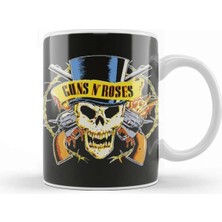 Dekado Gunsn Roses Skull Logo Kupa Bardak Porselen