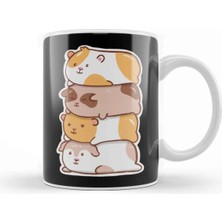 Dekado Kawaii Guinea Pigs Kupa Bardak Porselen