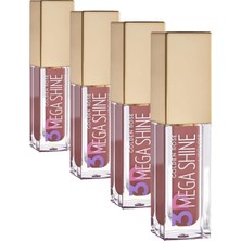 Defne Store 3D Lipgloss No: 104 Dudak Parlatıcısı (4 Paketi)