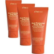 Defne Store She Vec Protected Sun – Aydınlatıcı ve Leke Karşıtı Güneş Koruyucu Krem Spf 50 (3 Paketi)