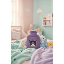 Miniso Sanrio Lisanslı Kuromi Sıcak Su Torbası – Sevimli Karakterli Ev Yaşam Rahatlama Örtüsü