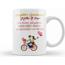 Dekado Sevgililer Günü Sevgiliye Hediye 0228 Kupa Bardak Porselen