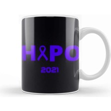 Dekado Hope Crohn's & Colıtıs Awareness Warrior Unbreakable Kupa Bardak Porselen