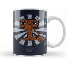 Dekado Et Extra Terrestrial Retro Japanese Kupa Bardak Porselen