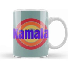 Dekado Democrat Kamala Harris 2024 Vintage Retro Rainbow Style Kupa Bardak Porselen