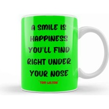 Dekado Smile Emoji Quotes Funny Love Gift Kupa Bardak Porselen
