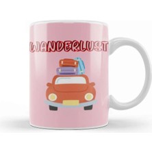 Dekado Funny Travel Gift Design Lover Trippin Wanderlust Journey Adventurer Vacation Kupa Bardak Porselen