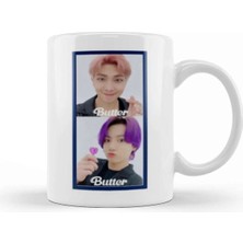 Dekado Pink Joon Bts Army Butter Kupa Bardak Porselen