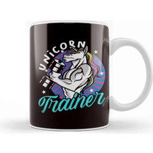Dekado Unicorn Personal Trainer Fitness Instructor Workout Coach Kupa Bardak Porselen
