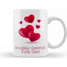 Dekado Sevgililer Günü Sevgiliye Hediye 015 Kupa Bardak Porselen