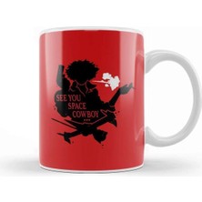 Dekado See You Space Cowboy Bebop Kupa Bardak Porselen