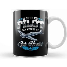Dekado A Skilled Pilot Can Keep It Up For Hours Airplane Kupa Bardak Porselen