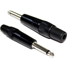 Uravas Store Oem 6.3mm Notrix Metal Mono Jack Siyah