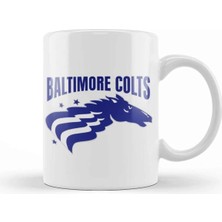 Dekado Defunct Baltimore Colts Cfl Football 1995 Kupa Bardak Porselen