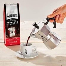 Defne Store -: 3 Cups Ocak Üstü Espresso Pişirici - 130ML - Gümüş Renk - Alüminyum Gövde - Patentli Güvenlik Valfi - Tüm Ocak Türleri Için Uygundur (Indüksiyon Hariç)