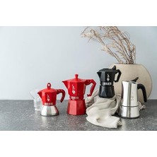 Defne Store -: 6 Cups Ocak Üstü Espresso Pişirici - 235ML - Gümüş Renk - Paslanmaz Çelik Gövde - Patentli Güvenlik Valfi - Tüm Ocak Türleri Için Uygundur (Indüksiyon Dahil)