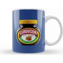Dekado Eurovision Marmite Jar Kupa Bardak Porselen