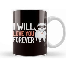 Dekado Love Westie Forever West Highland Terrier Dog Breed Owner Kupa Bardak Porselen