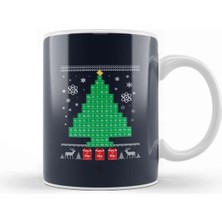 Dekado Chemistree Science Christmas Tree Kupa Bardak Porselen