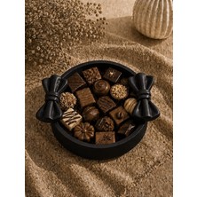 Gizem Design Products Fiyonk Kase - Şekerlik - Çikolatalık Siyah