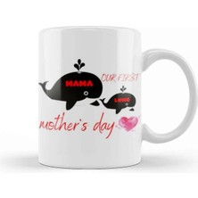 Dekado Our First Mothers Day Mama Luke 2021 Kupa Bardak Porselen