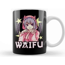 Dekado Waifu Anime Girl Japanese Cute Manga Kawaii Senpai Kupa Bardak Porselen