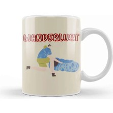 Dekado Funny Travel Gift Design Lover Trippin Wanderlust Journey Adventurer Vacation Kupa Bardak Porselen