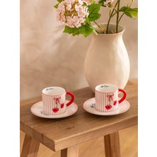 Lcw Home Karışık Baskılı 2 Kişilik Kahve Fincan Takımı 90 ml