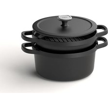 Defne Store Graphite Döküm Demir Tencere 26 cm