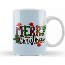 Dekado Yılbaşı Yeni Yıl Konseptli Merry Christmas 026 Kupa Bardak Porselen