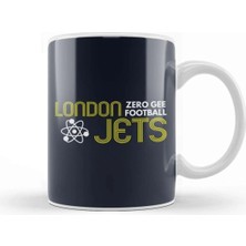 Dekado London Jets Zero Gravity Football Red Dwarf Kupa Bardak Porselen