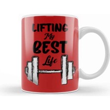 Dekado Gym Workout Fitness Lover Motivation Gift Quotes For Men Kupa Bardak Porselen