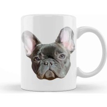 Dekado French Bulldog Frenchie Dog Love Kupa Bardak Porselen