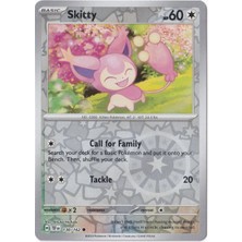 Skitty [reverse Holo] 130/162 - Temporal Forces - Pokemon Kartı (Mint)
