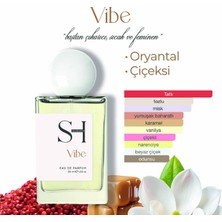 Sh Fragrances Vibe Edp Kadın Parfüm | Baharatlı-Narenciye | Zengin Çiçeksi | Sıcak- Tatlı-Odunsu-Misk, 50ML