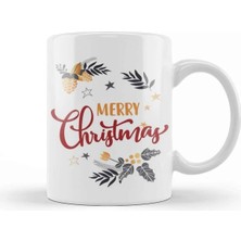 Dekado Yılbaşı Yeni Yıl Konseptli Merry Christmas 018 Kupa Bardak Porselen