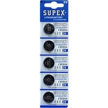 Uravas Store Supex CR2016 3V Lityum Para Pil