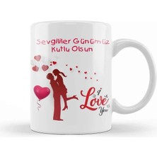 Dekado Sevgililer Günü Sevgiliye Hediye 013 Kupa Bardak Porselen