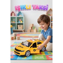 Farbu Oyuncak Sesli Işıklı Pilli Ticari Oyuncak Taksi