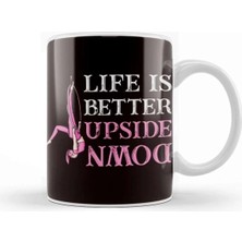 Dekado Life Better Over Mountains Paramotor Paragliding Skydiving Kupa Bardak Porselen