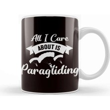 Dekado Paragliding Paraglider Skydiving Flying Parachute Skydiver Kupa Bardak Porselen