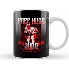 Dekado Funny Free Judo Hugs Mma Mixed Martial Arts Pun Kupa Bardak Porselen