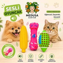 Medusa 3 Adet Sesli Köpek Oyuncağı