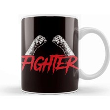 Dekado Kickboxing Boxer Kixkboxer Fighter Training Coach Mma Sports Kupa Bardak Porselen