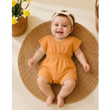 Rüya Kids Kız Bebek Yazlık Kısa Tulum