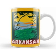 Dekado Arkansas Love Art Kupa Bardak Porselen