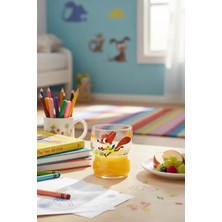 Miniso Disney Zootropolis Lisanslı Nick Wilde Borosilikat Cam Bardak – Estetik Şeffaf Su Bardağı 300 ml