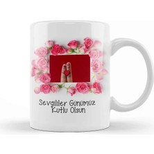 Dekado Sevgililer Günü Sevgiliye Hediye 093 Kupa Bardak Porselen