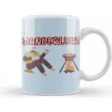 Dekado Funny Travel Gift Design Lover Trippin Wanderlust Journey Adventurer Vacation Kupa Bardak Porselen